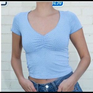 Blue Brandy Melville t-shirt